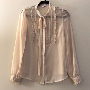 Sheer Feminine Top